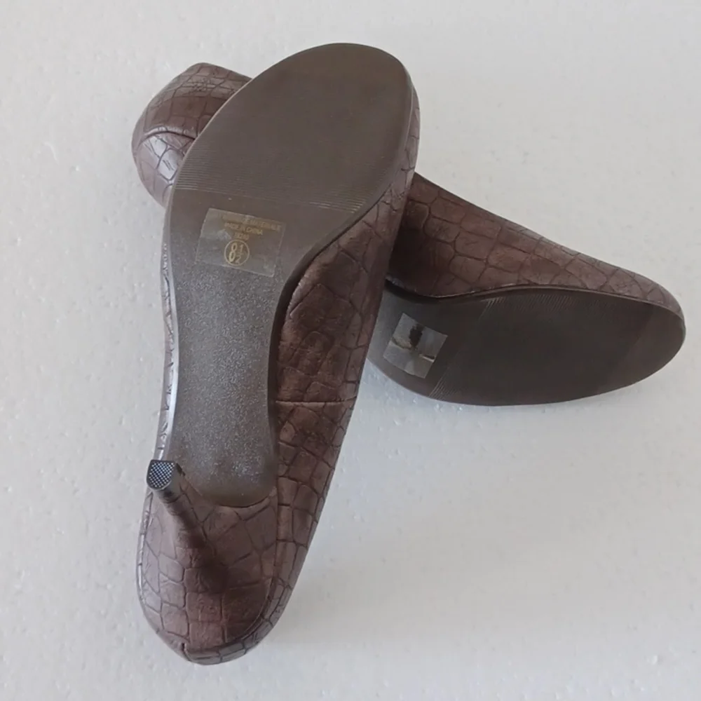 Maurices Alligator Skin Heels